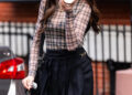 Anne Hathaway Falls on 'The Devil Wears Prada 2' Set: Photo