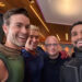 Chace Crawford, Antony Starr, Eric Kripke, and Nathan Mitchell behind the scenes of 'The Boys' Season 5