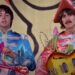 Paul McCartney and George Harrison in Beatles Anthology Promo.