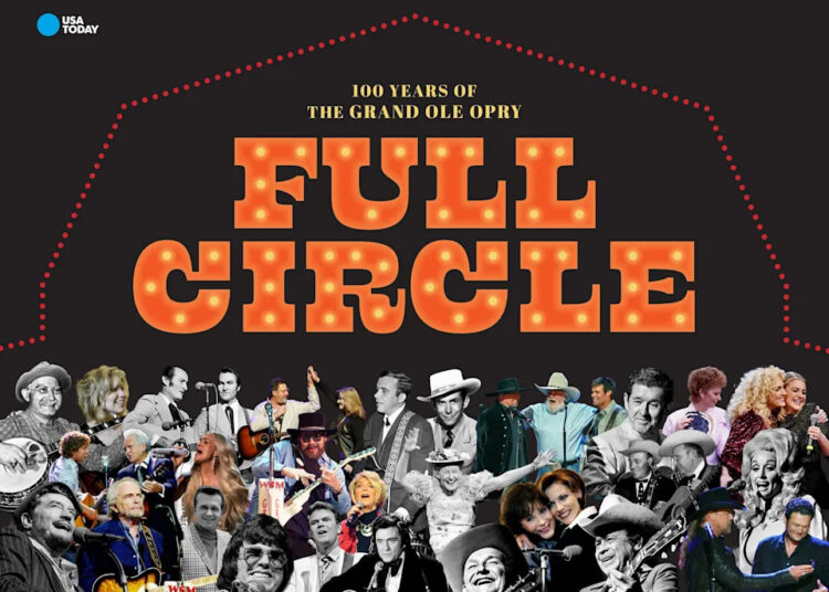 The book "Full Circle: 100 Years of the Grand Ole Opry" by The Tennessean is available for purchase.