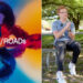 CROSS//ROADs album cover, and a photo of Luke Fisher and Hannah Barine