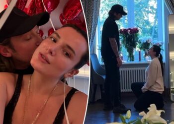 Bella Thorne sparks backlash for proposing to fiancé Mark Emms
