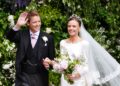 Hugh Grosvenor, the Duke of Westminster, and Olivia Henson announced the birth of their first baby in July (PA)