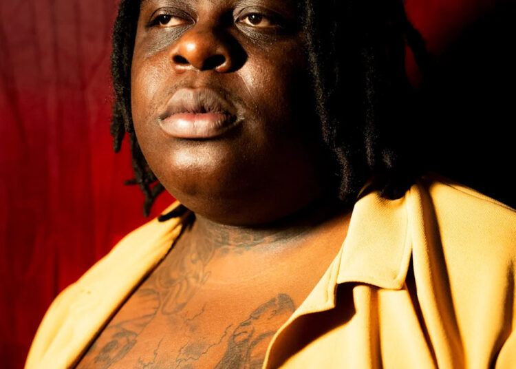 BigXthaPlug stands for a portrait at The Tennessean in Nashville, Tennessee on July 24, 2025.