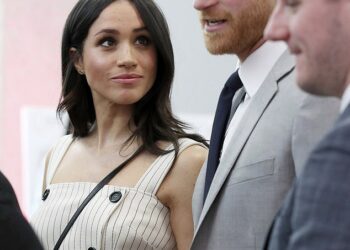 Just a month before the royal wedding, Meghan Markle joined Prince Harry to meet youth delegates taking part in the high-profile Commonwealth Heads of Government Meeting (CHOGM) in London