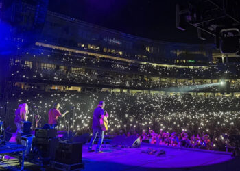 Cross Canadian Ragweed performs "Sick and Tired" for the sold-out crowd during the recently reunited Red Dirt band's "The Boys from Oklahoma Texas Encore" concert Saturday, August 23, 2025, at Baylor University's McLane Stadium in Waco, Texas.