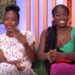 Angellica Bell presenting The One Show alongside Clara Amfo