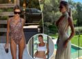 Brooks Nader stuns in leopard print swimsuit, sheer dresses during summer trip to the French Riviera