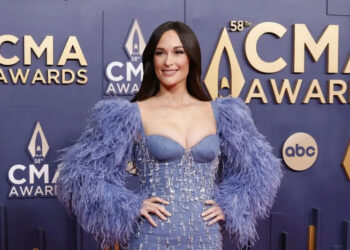 Kacey Musgraves arrives on the red carpet for the CMA Awards in November. She and Leon sing "Lost in Translation." File Photo by John Angelillo