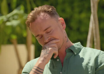 Jon Lee sat at his consulation in Ibiza.
