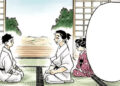 Akaza and Keizo in a panel from the Demon Slayer manga