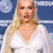 Christina Aguilera wearing Dolce and Gabbana with David Yurman earrings arrives at the 11th Annual Breakthrough Prize Ceremony 2025