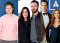 <p>Ed Sheeran, Isla Fisher and Sacha Baron Cohen Set Up Courteney Cox and Johnny McDaid</p>