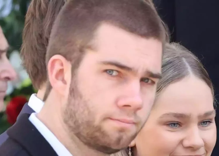 Close-up of serious Juan Urdangarin at the funeral of King Constantino of Greece