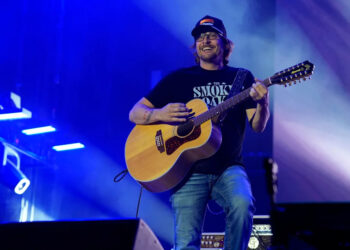 Grady Cross performs with Cross Canadian Ragweed on April 10 during "The Boys from Oklahoma" concert at Boone Pickens Stadium in Stillwater.