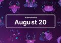 Daily Horoscope for Wednesday, August 20