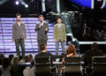 David Cook, Ryan Seacrest, and David Archuleta on Season 7 of 'American Idol,' May 20, 2008.