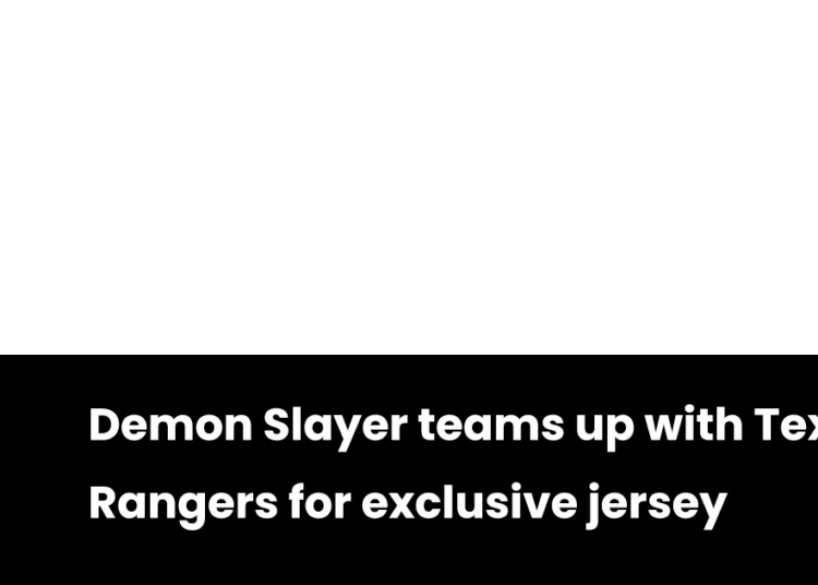 Demon Slayer teams up with Texas Rangers for exclusive jersey