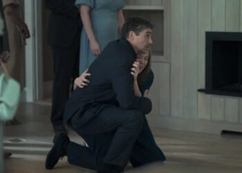 Owen Behan for Lionsgate Kyle Chandler and Diane Lane in Anniversary