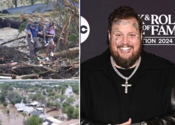 Did Jelly Roll donate $50 million or travel to Texas to help flood victims?
