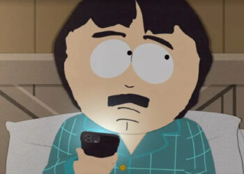 Randy talking to an AI bot in South Park. .