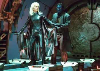 Marvel Comics/20th Century Fox Halle Berry as Storm and Alan Cumming as Nightcrawler in 'X2'