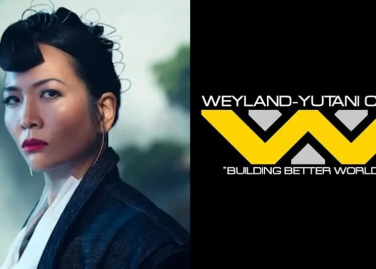 Actress Sandra Yi Sencindiver as Yutani in Alien: Earth
