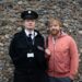 Image may contain Rupert Grint Ed Sheeran Clothing Coat Jacket Architecture Building Wall Adult Person and Hat