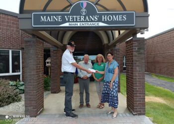 Elks contribute to Maine Veterans’ Home entertainment fund