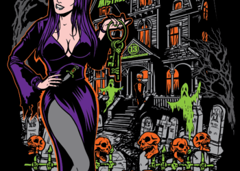 Elvira and Thirteenth Floor Set Los Angeles Haunted Hayride Takeover