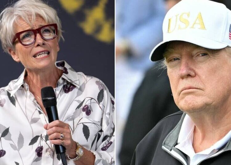 Emma Thompson recalls Donald Trump 'stalking' phone call - Celebrity News - Entertainment