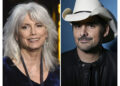 Emmylou Harris and Brad Paisley are headed for Nashville Songwriters Hall of Fame