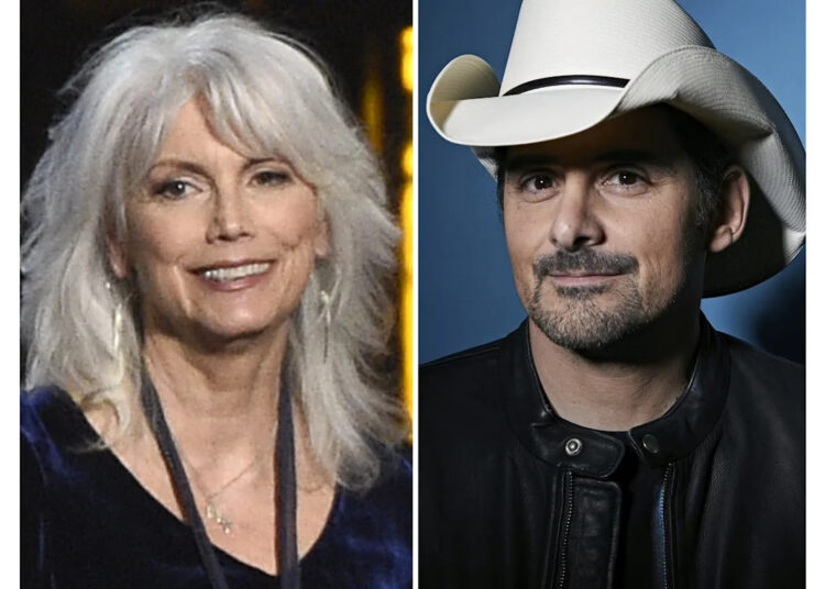 Emmylou Harris and Brad Paisley are headed for Nashville Songwriters Hall of Fame