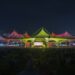 night time shot of music venue outside