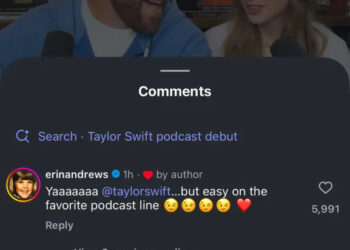 Erin Andrews' message to Taylor Swift.&commat;newheightshow&sol;Instagram