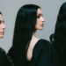 Amy Lee of Evanescence, Poppy, and Courtney LaPlante of Spiritbox against a grey background.