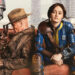 The Ghoul leans on Lucy on an orange couch in the Wasteland in art from Amazon announcing Fallout season 2
