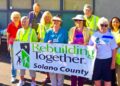 On Aug. 11, more than 15 Volunteers from Rebuilding Together Solano County and Vallejo Community Presbyterian Church partnered together to participate in the Vallejo Stefan Manor Elementary (SME) Back to School program. The volunteers distributed 125 Grocery Food Bags of meat, dairy, fruits, veggies, spaghetti, pasta sauce, black beans, mac-n-cheese, nuts, along with 75 children's books, children's vitamins / pediasure / children's protein drinks, and 10 swimming pool kits. Please visit www.rebuildingtogethersolanocounty.org for details. (Courtesy of Nestor Aliga)