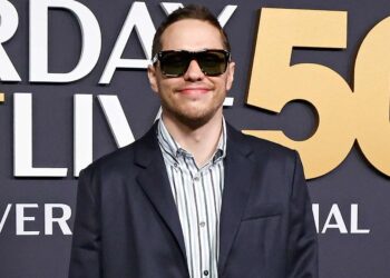 Taylor Hill/FilmMagic Pete Davidson attends 'SNL50: The Anniversary Special' on February 16, 2025 at 30 Rockefeller Center in New York City