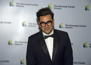 Dan Levy arrives for the medallion ceremony honoring the recipients of the 44th Annual Kennedy Center Honors at the Library of Congress in Washington, D.C., on December 4, 2021. The actor turns 42 on August 9. File Photo by Ron Sachs/UPI