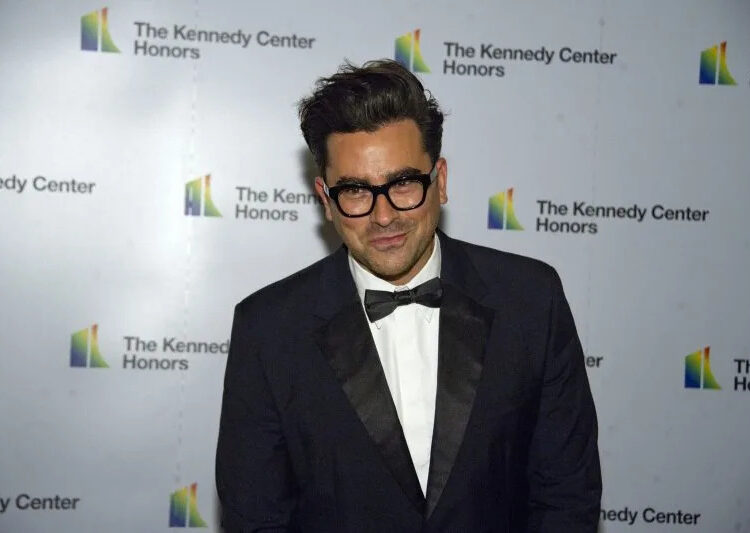 Dan Levy arrives for the medallion ceremony honoring the recipients of the 44th Annual Kennedy Center Honors at the Library of Congress in Washington, D.C., on December 4, 2021. The actor turns 42 on August 9. File Photo by Ron Sachs/UPI