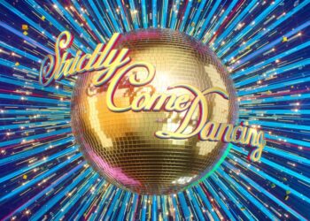 Strictly Come Dancing 2022 logo with disco ball.