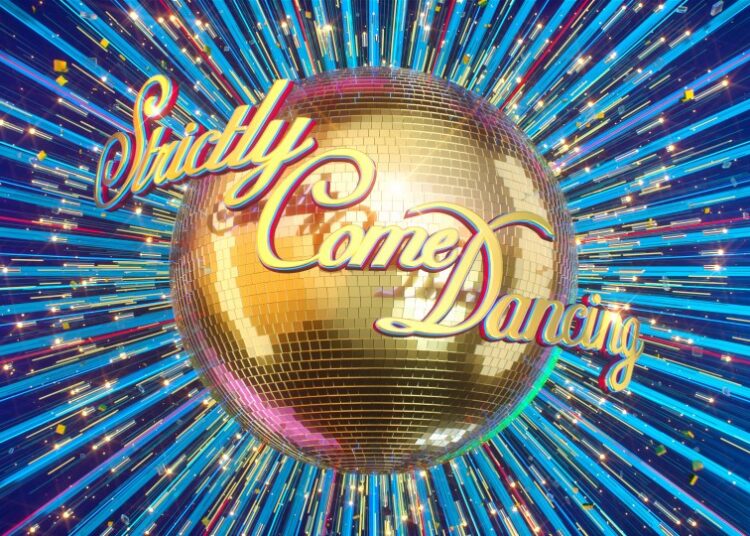 Strictly Come Dancing 2022 logo with disco ball.