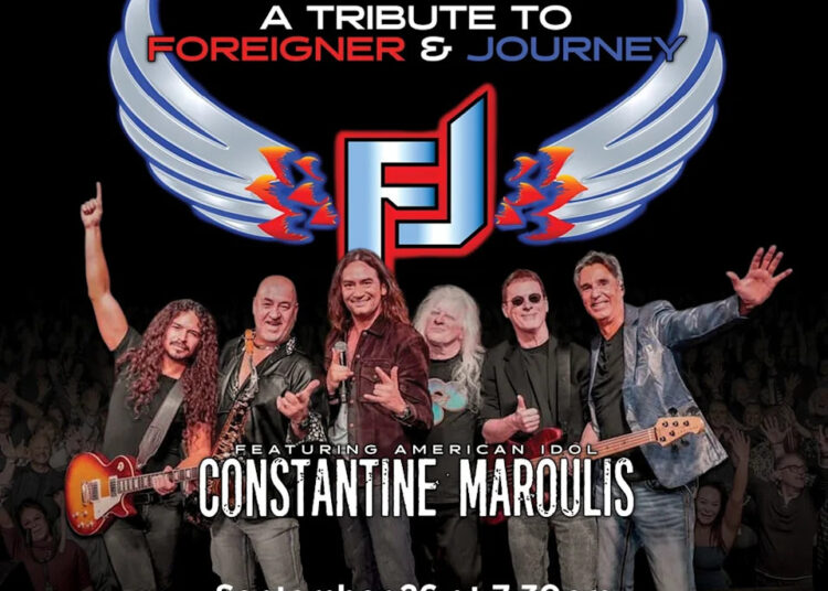"FJ: A Tribute to Foreigner & Journey" featuring Constantine Maroulis will rock the Renaissance Theatre on Sept. 26.
