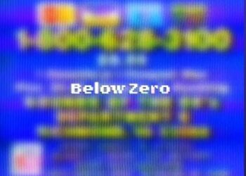 fridayy below zero