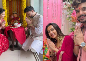 From Ankita Lokhande-Vicky Jain to Tejasswi Prakash-Karan Kundrra; TV celebs’ decked up looks for Ganesh Utsav