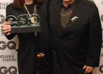 Ozzy with Elton John (Ian West/PA) (PA Archive)