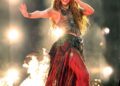 With 70,000 fans howling back, Shakira embraces her iconic She Wolf energy in Inglewood.