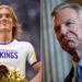 Minnesota Vikings cheerleader Blaize Shiek and Sen. Tommy Tuberville.