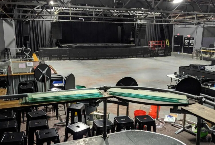 The empty  Intersection music venue on Dec. 1, 2020. 